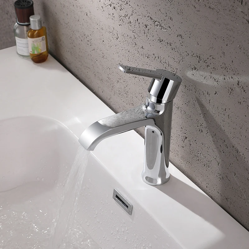 Antique Style Single Switch Zinc Alloy Basin Faucet Dual Handle with Plastic Valve Core for Bathroom and Toilet Modern Design