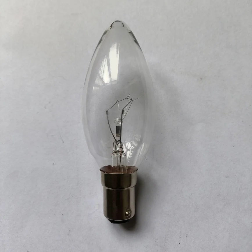 110V 220V B15 A13 candle incandescent bulb 10W 15W 25W 40W 60W Machine tool warning light bulb C35