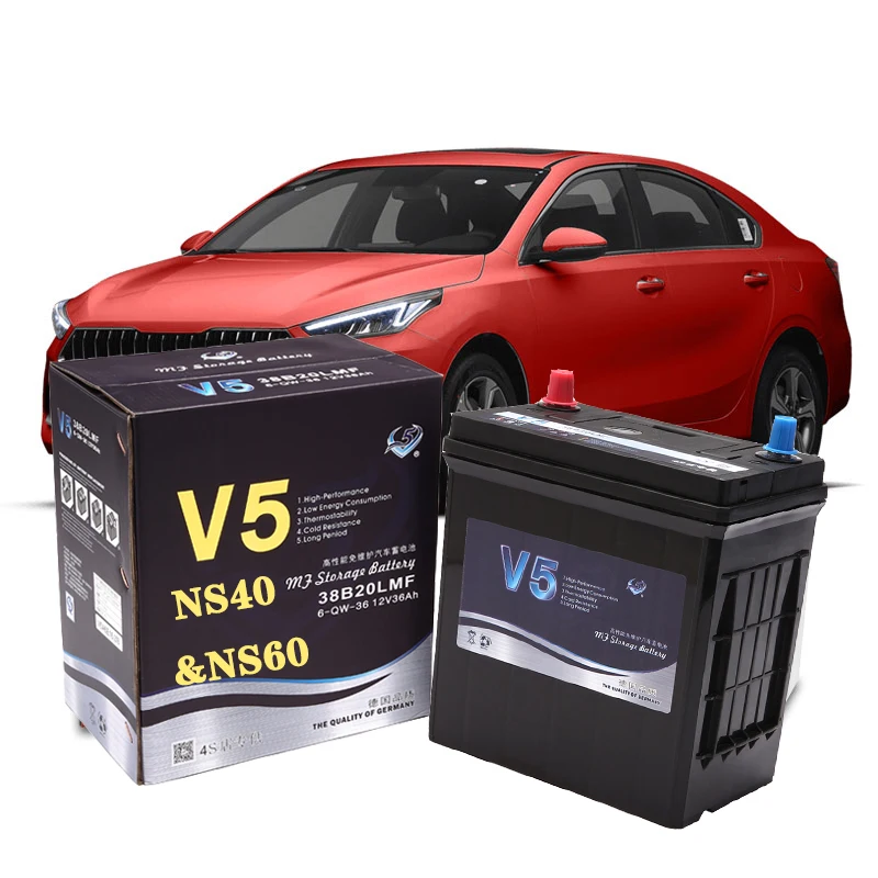 AogeweJIS 6-QW-36 38B20 NS40 NS60 Battery Accumulator Baterias Coche Chinas Truck Car Auto Batteries For Car 12v 36ah