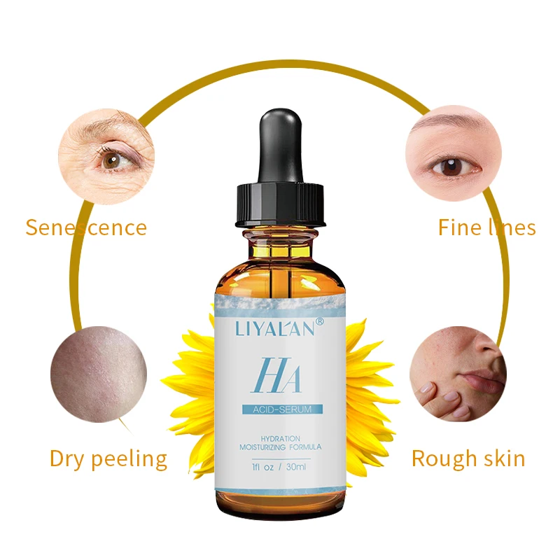 Organic Skin Care Hyaluronic Acid Whitening Vitamin C Facial Moisturizing HA Skin Serum