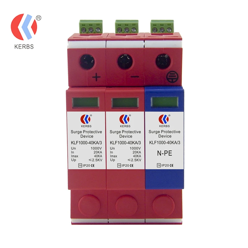 Shenzhen 1000vdc 20ka 40ka solar energy surge protector with remote control