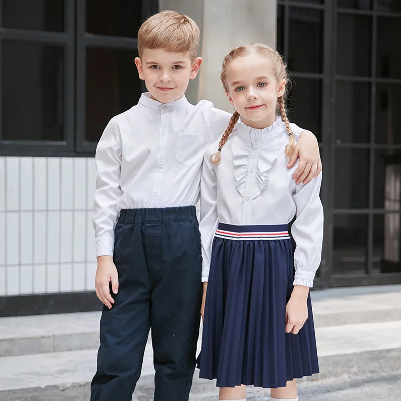 
Wholesale autumn wear high primary kindergarten school Uniform design for boys and girls 