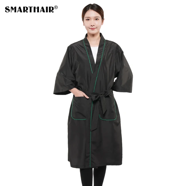 Spa Uniform Black Color Dress Uniformes Pe Salones Beauty Hair Salon Uniform Salon Facial Gown