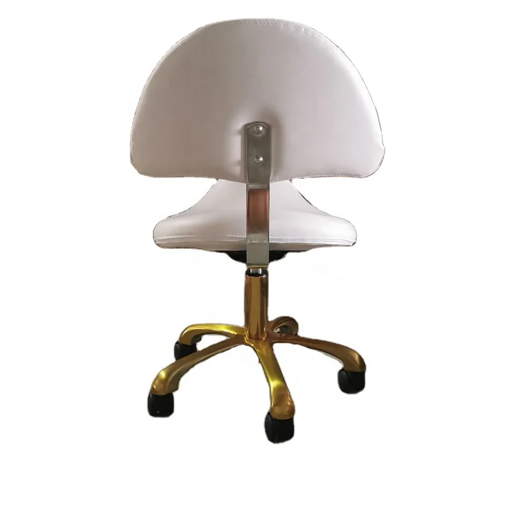 Kisen Foshan Factory Salon Furniture Equipment pink Black Brown White Pedicure Stool Technician Master Chair for