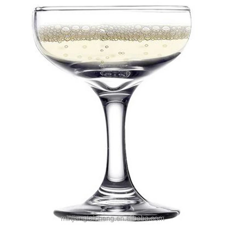 KLP 160ML Creative Crystal luxury goblet unique champagne hand-blown  martini cocktail  party saucer champagne glass