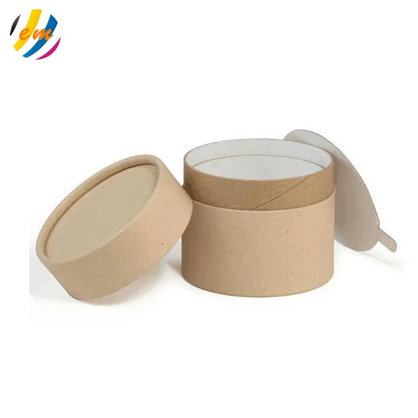 Customized unique cylinder  food grade  paper tube  box with window