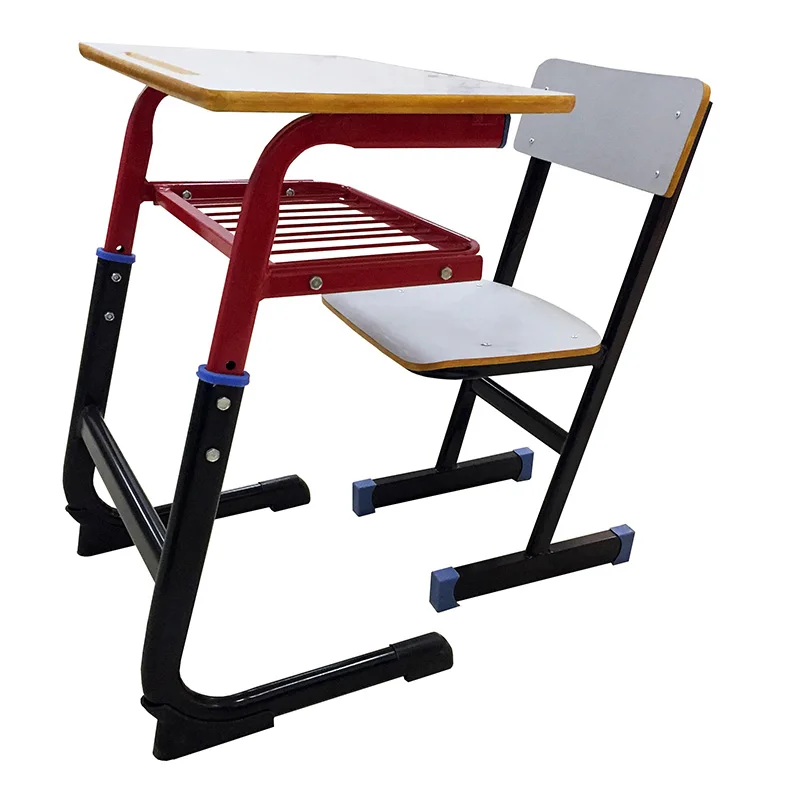 Best quality Study Table Set Supplies School Furniture Student Desk With Chair