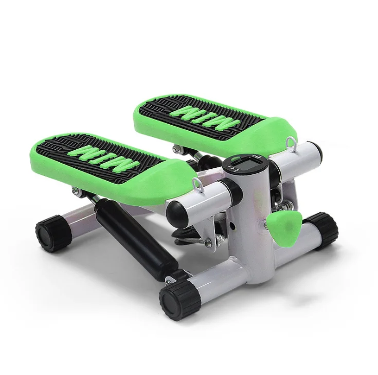 Mini Stepper Exercise Equipment Adjustable Stepping Machine with Handlebar LCD Monitor Track Data Cardio Climber for Men Women