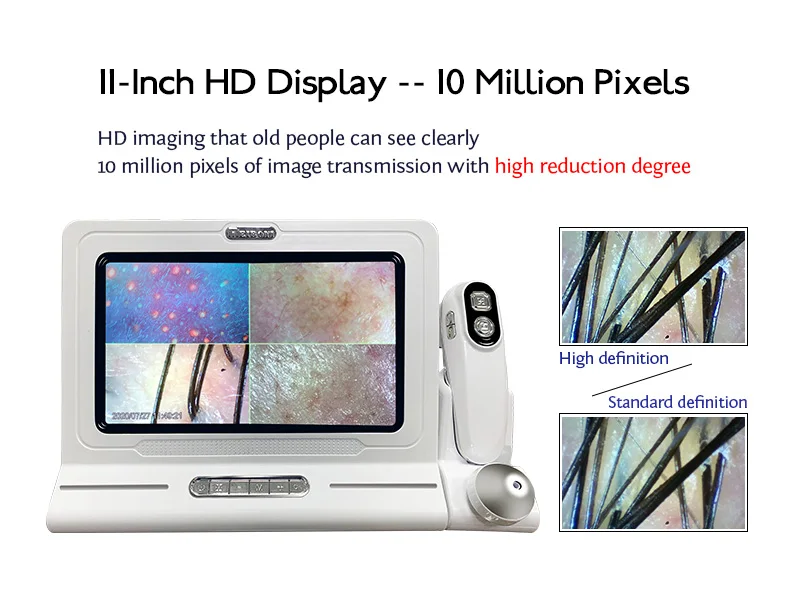 hot professional hair analysis machine for beauty salon intelligent home use hair analyzer machine