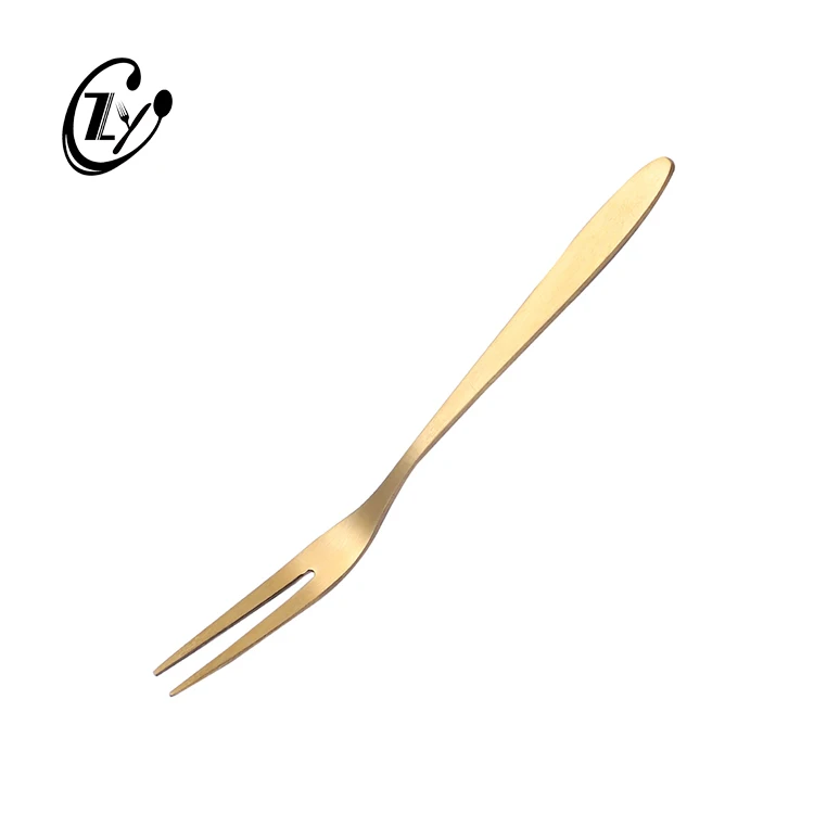  Custom Logo Mini Desserts Fork 18/8 Stainless Steel Fruit Mooncake