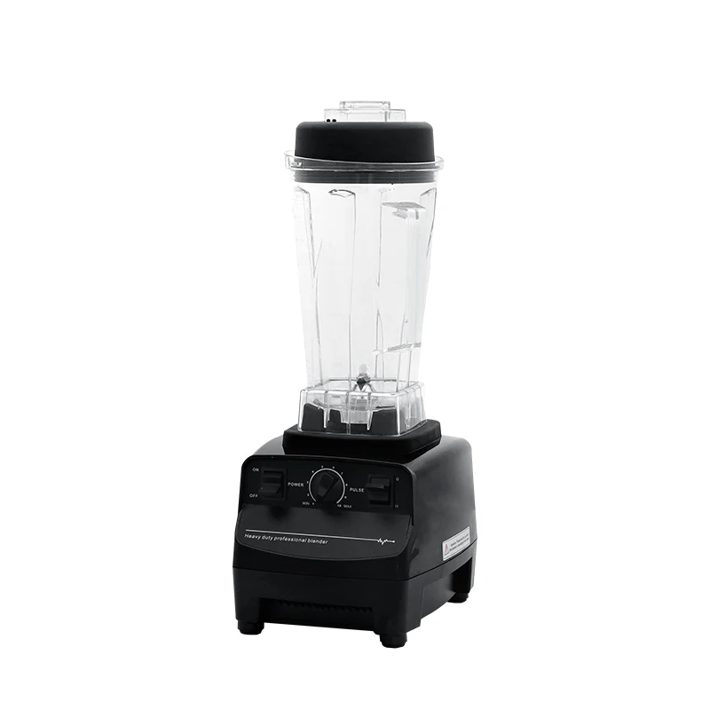 New Design 2L Heavy-Duty Commercial Smoothie Blender Safety System with 1500W Power Immersion Type Glass Plastic Container