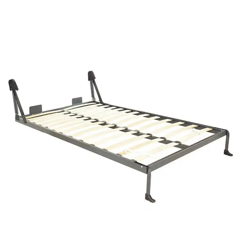 Hot Sale Space Saving Bedroom Furniture Piston Lifting Mechanism Murphy Bed Frame with Hardware Kit for Single Apartment