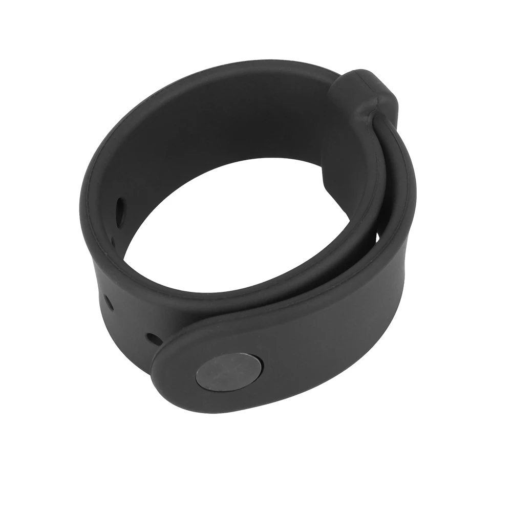 Black silicone Adjustable watch cock ring sex toy delay ejaculation for men