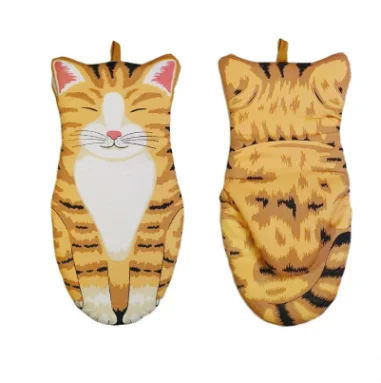 
high quality extra long cat gloves animal oven mitt 