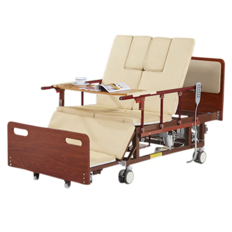 Multifunction Electric Nursing Home Bed Foldable  Home Care Hospital Bed Icu Electric Hospital Medical Beds With Toilet