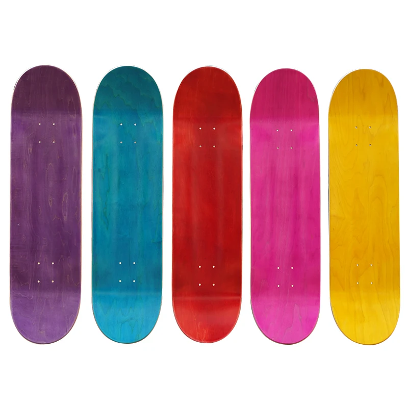 Professional Skate Board Decks 7 Ply 100% Canadian Maple Blank Skateboard Decks