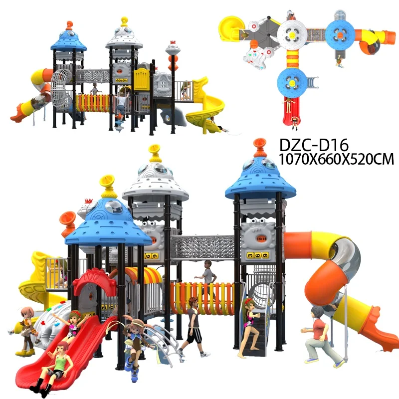 Professional Outdoor Playgrounds from China for Schools and Resorts Trade-Approved Playground Equipment
