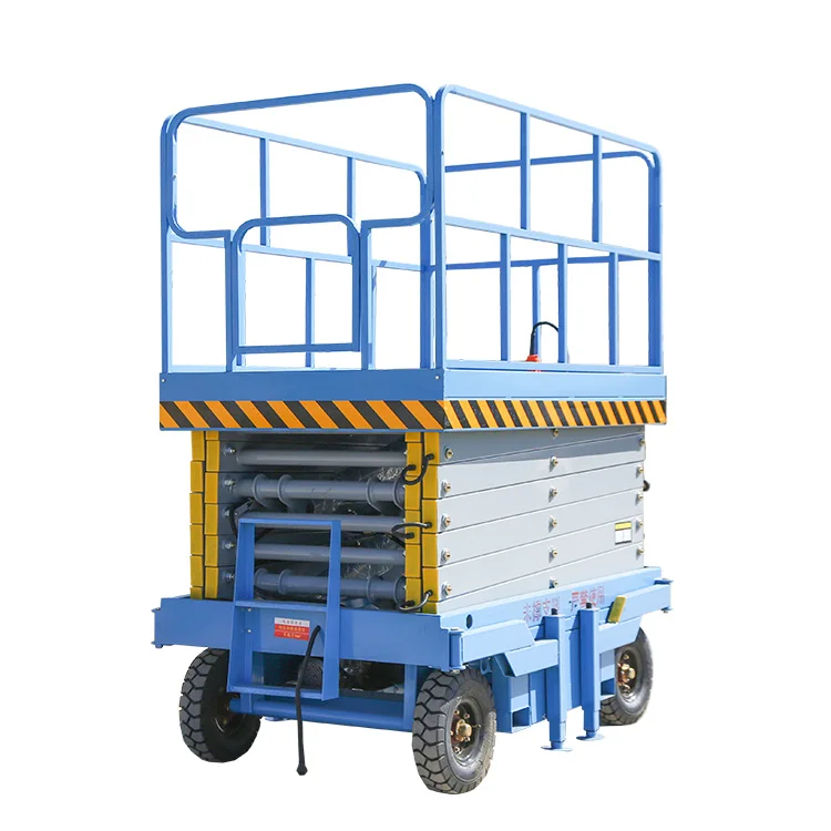 16m 14m 12m 10m 8m 6m automatic scissor lift self-propelled electric small scissor lift high-altitude work platform