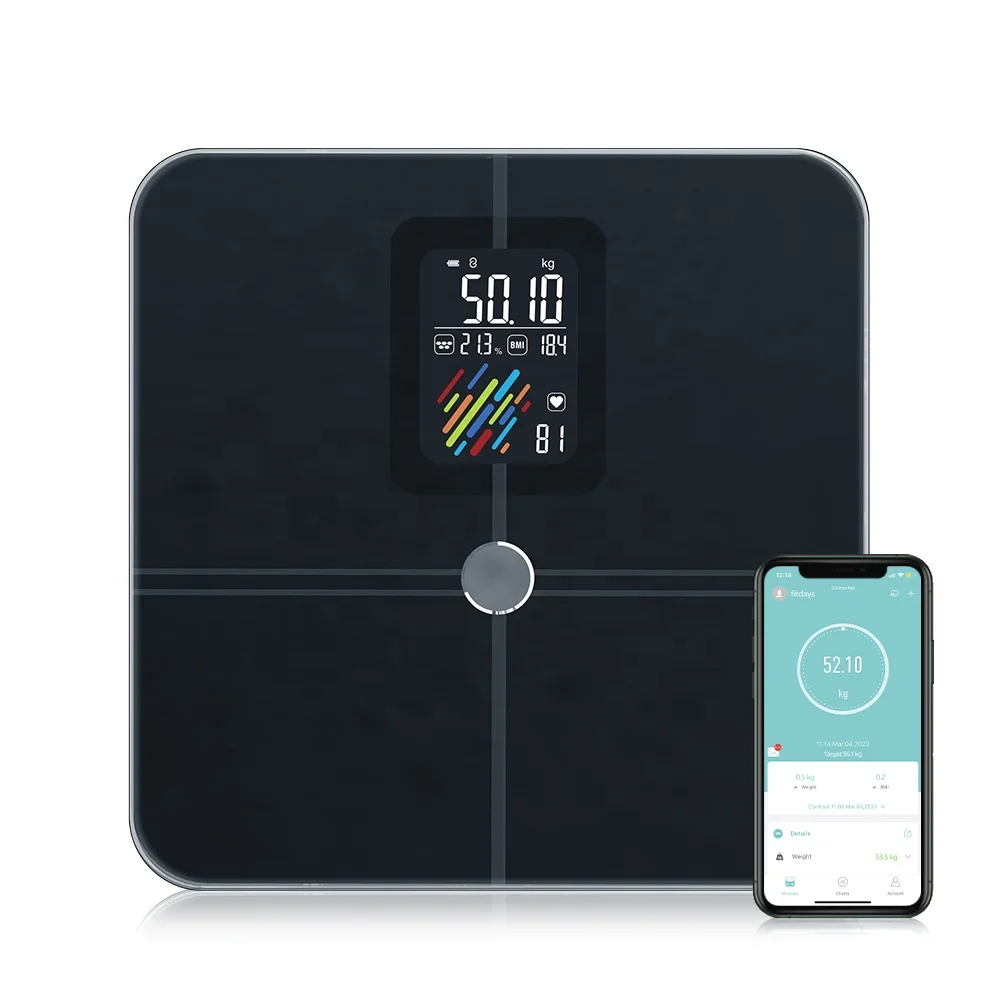 Big VA Screen BMI Analyzer Scale Digital Body Fat Scale Fitness Smart Scale For Body Weight