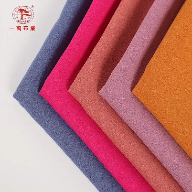 Новый продукт, многоцветная шифоновая ткань, простые полиэфирные ткани