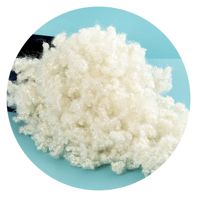 Virgin 15D*64MM HCS polyester staple fiber for filling
