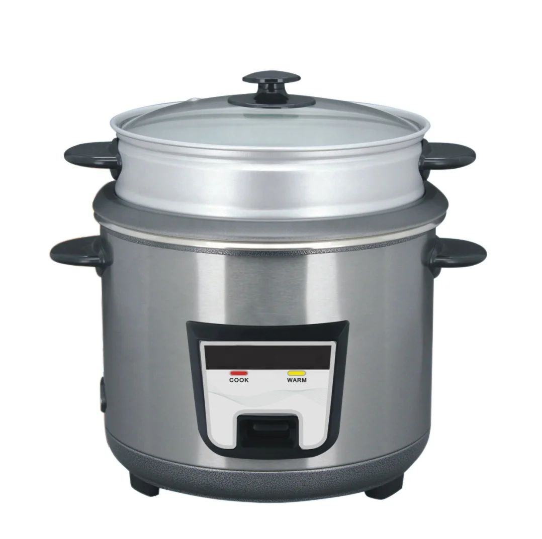 
2020 kitchen appliance Cylindrical type stainless steel 1.8L Electric Rice cooker 