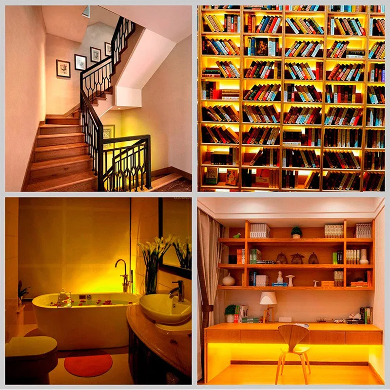 Wholesale Waterproof Flexible COB Strip 320/480/528leds/m cob led strip light power supply connector