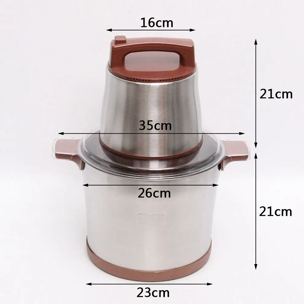 2023 NEW Stainless Steel, Meat Grinder Sharp Blade Commercial 12L Large Capacity Minced Meat Grinder/