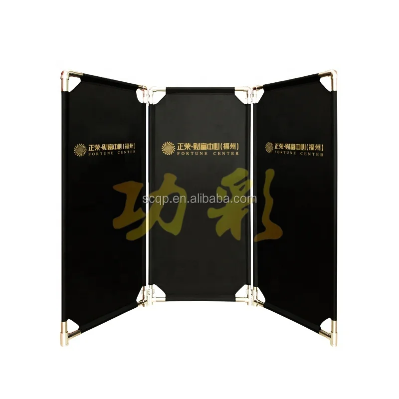 Affordable Limited Use Safety Barricades 3 Panels Safety Elevator Barrier Fence-Plastic Safety Guard