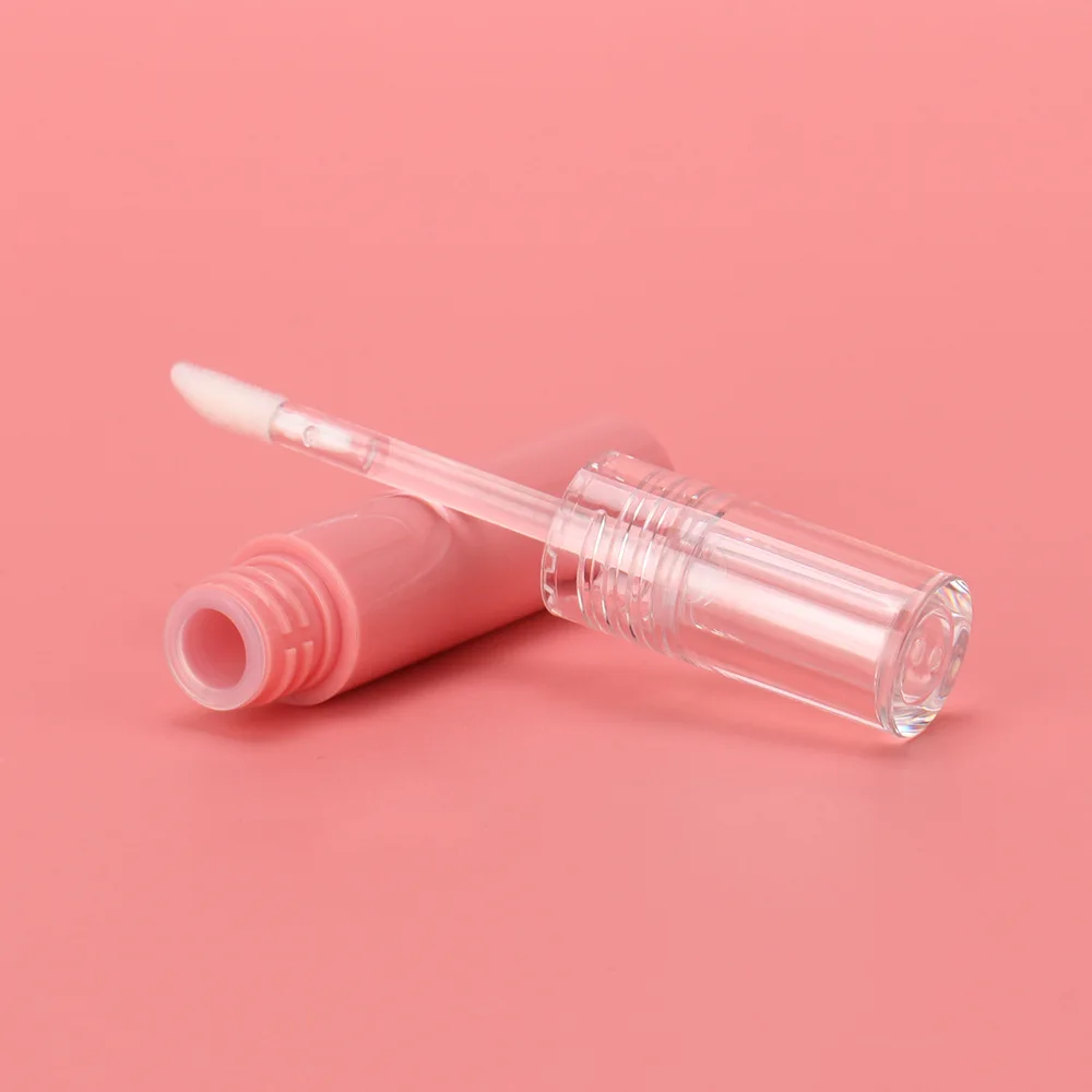 Custom 5ml Lip Gloss Tube Recyclable Empty Lip Gloss Container Lipstick Cosmetic Packaging Custom Color Screen Printing 8ml