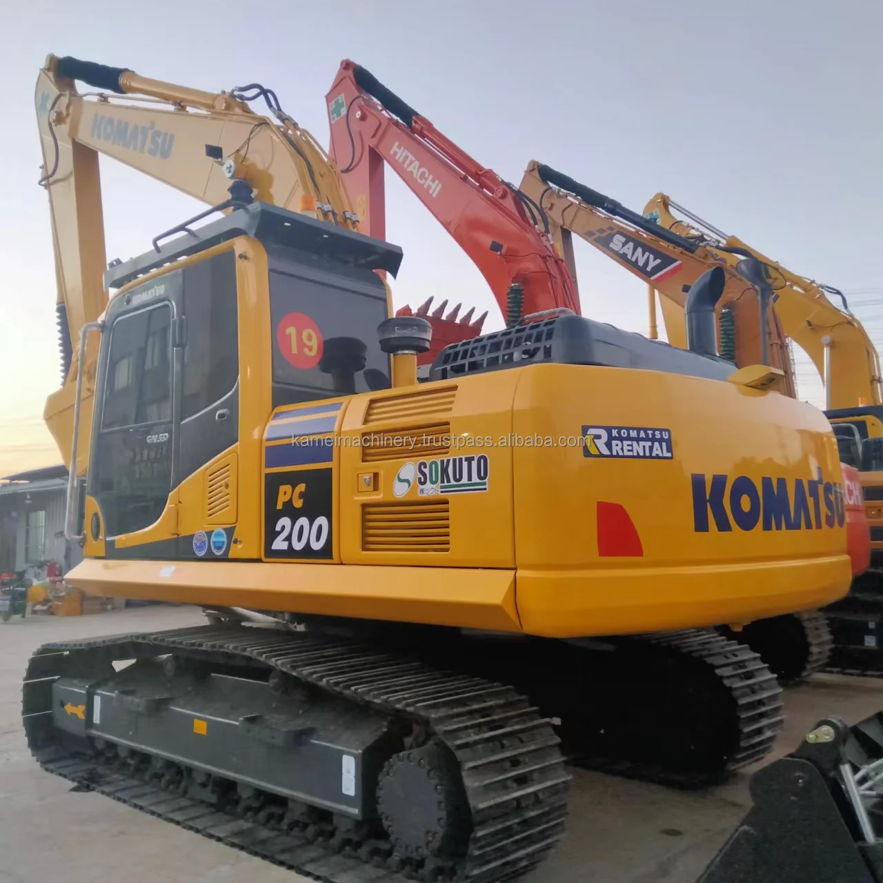Оригинальный японский PC200-8 Komatsu PC200 с высококачественным подержным экскаватором