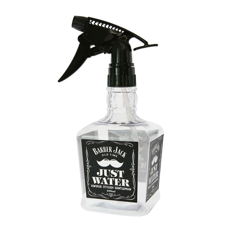 400ML Barber Shop Whisky Plastic Water Spray Bottle for Hair Dressing