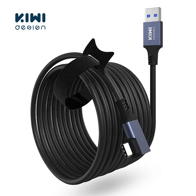 Upgraded Version 20 ft/6M, 3A Fast Charging, 5Gbps Fast Transfer, Aluminum Housing USB 3.2 Link Cable For Oculus Quest 2