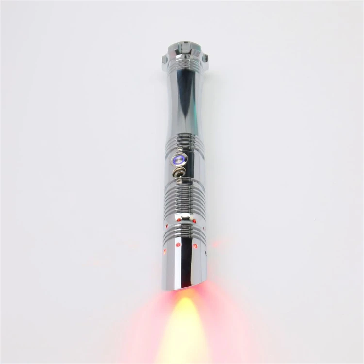 Ins Young People Hot Sale Multicolor Heavy Metal Hilt Dueling RGB Blade Cheap Lightsaber