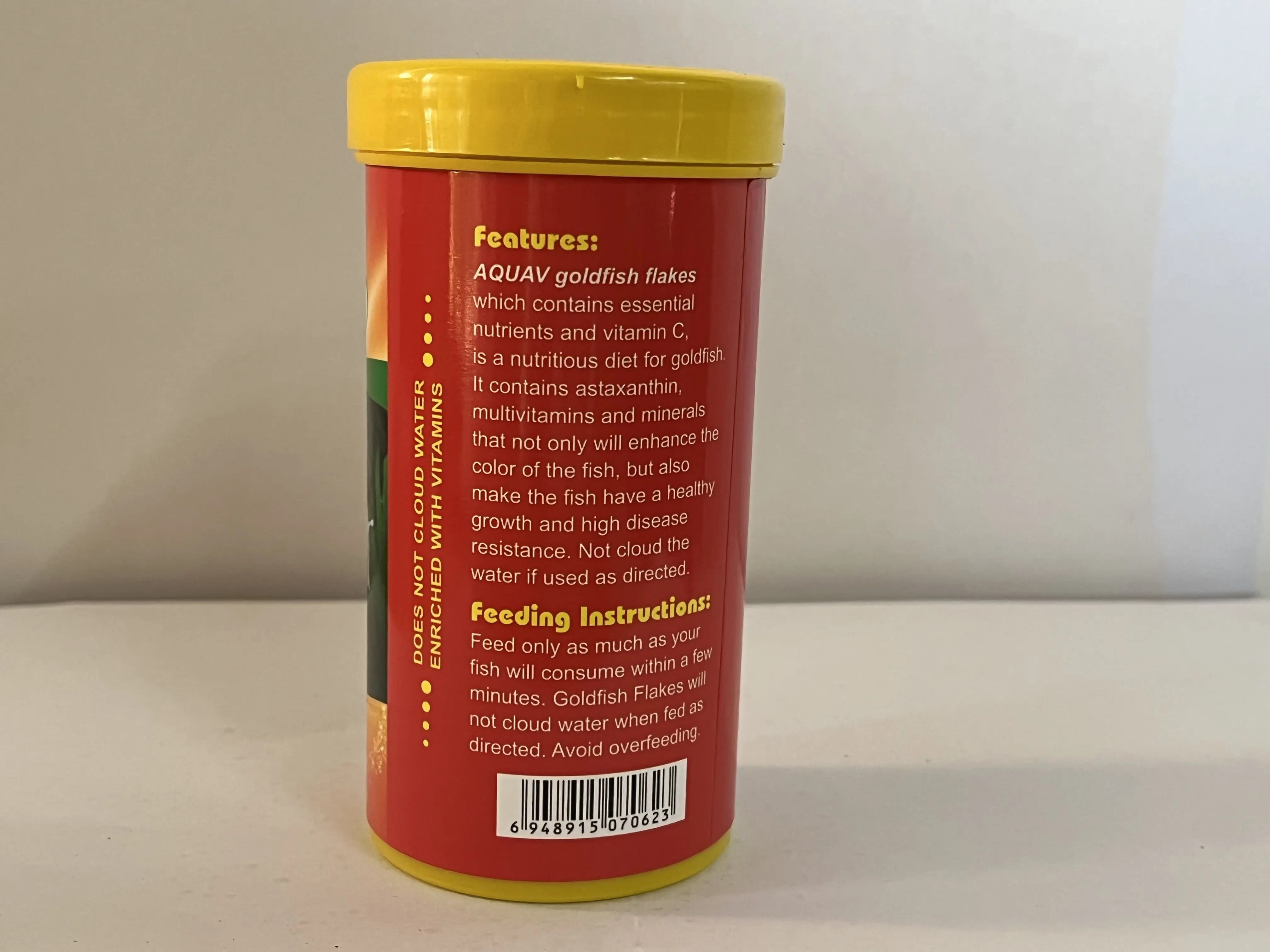 AQUAV Hot-selling Goldfish Flakes for Small Aquarium Fish