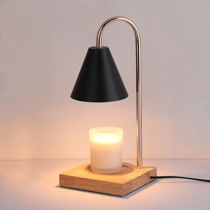 Electric Fragrance Candle Warmer lamp Metal Oil Burner Aromatherapy Lamps Christmas gift Table Lamp