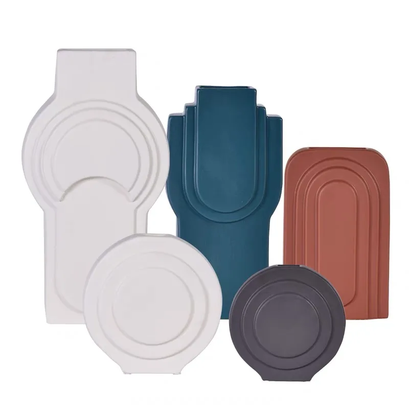 Cheap wholesale morandi color 2022 home decoration vase modern decor table ceramic flower vases