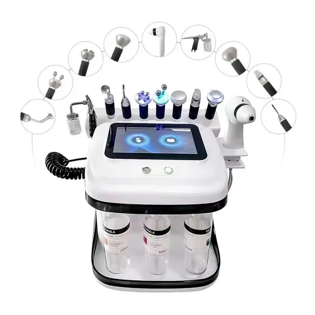 9 in 1 Hot Selling Waterproof Facial Cleaning and Firming Device Large Bubbles Enhance Skin Management Targeted for Nose