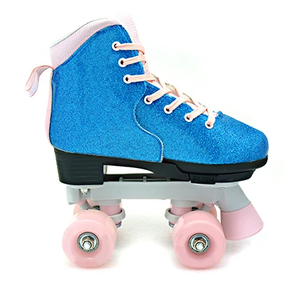  HS-Q003 Adjustable Patines Quad Inline Skate Roller Shoes 9506702000 Black Nylon Foam+ Velvet Age: 4 Years+ EN13899