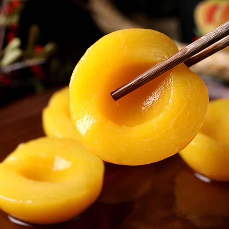 High Quality Fruit Canned Yellow Peach Halves In Syrup