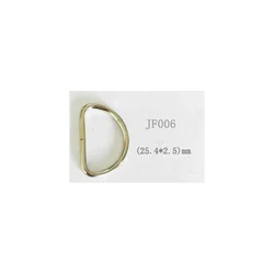 Wholesale High Quality Handle Bag Accessories Zinc Alloy Custom D-ring Buckle Metal D Ring For Handbag