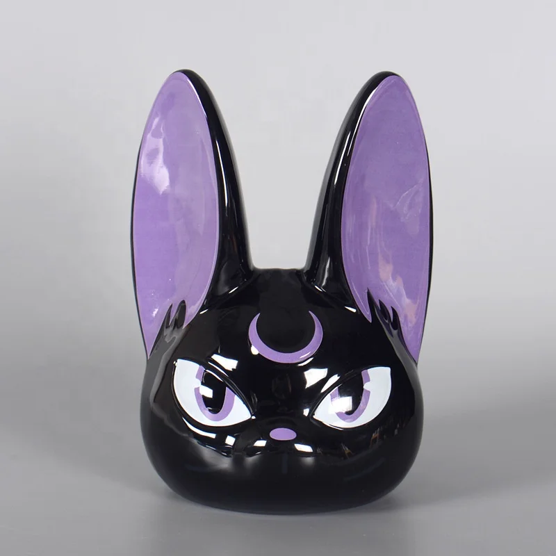 Funny Ceramic Vase Flower Arrangement Dry Flowers Simple and Creative Hydroponic Planter Halloween Series Desktop Ornaments