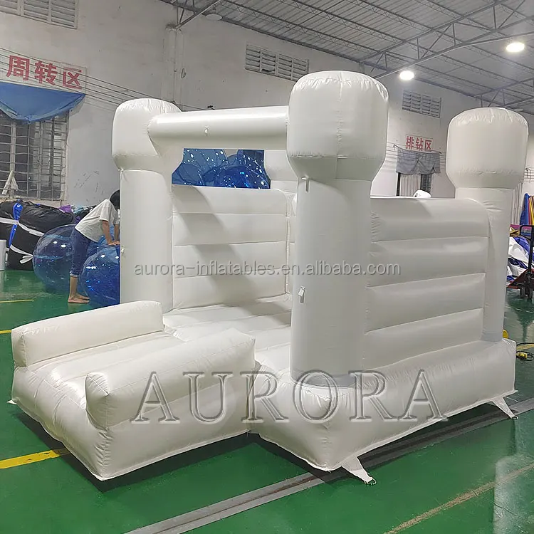Hot sale customized Kids Indoor Playground Outdoor Party Rental Equipment Climbers and Soft car with white bouncy castle