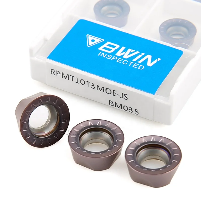 Milling Cutter Inserto Rpmt1204 Moe Cermet 1204Mo Turning Tool Holder Indexable Face Milling Insert Rpmt 1003 D 50 Rpmt 10 Yg 12