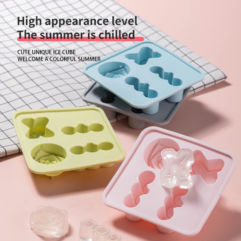 Mini Bundt Cake Pan,4-Cavity Fluted Tube Cake Pan, Non Stick Silicone Fancy Baking Molds for jello, Cupcake, Doughnut