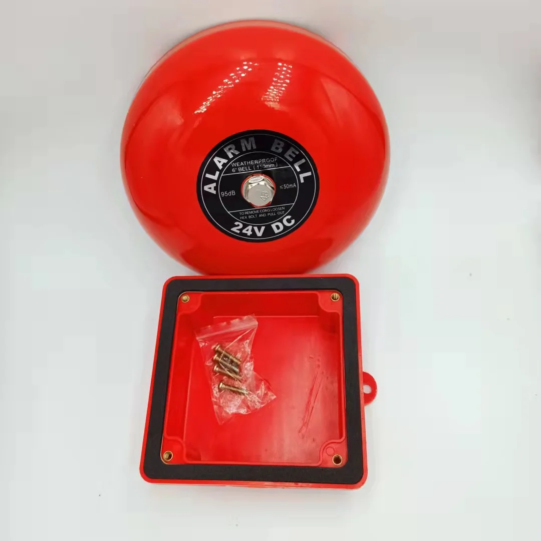 Fire Alarm Bell Fire Alarm DC 24V 6 inch bell