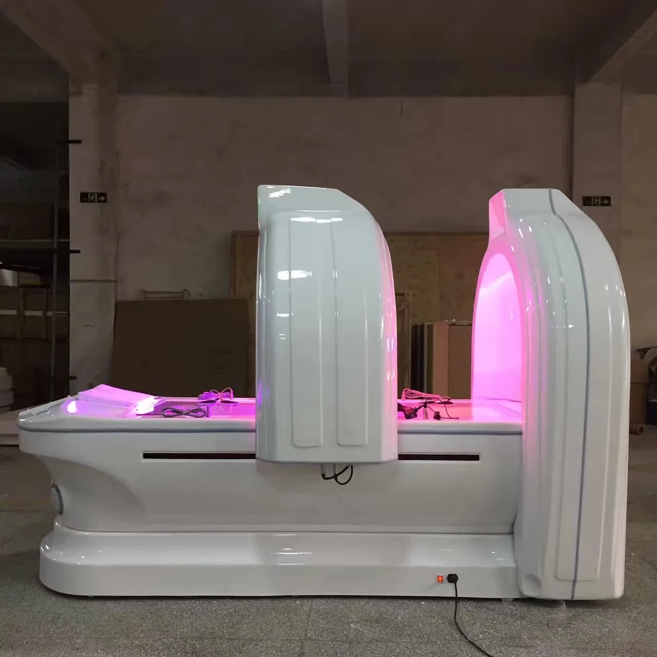 Newest Weight loss sterilizing system Ozone sauna infrared led light therapy spa capsule steam cabinet pod slimming machine