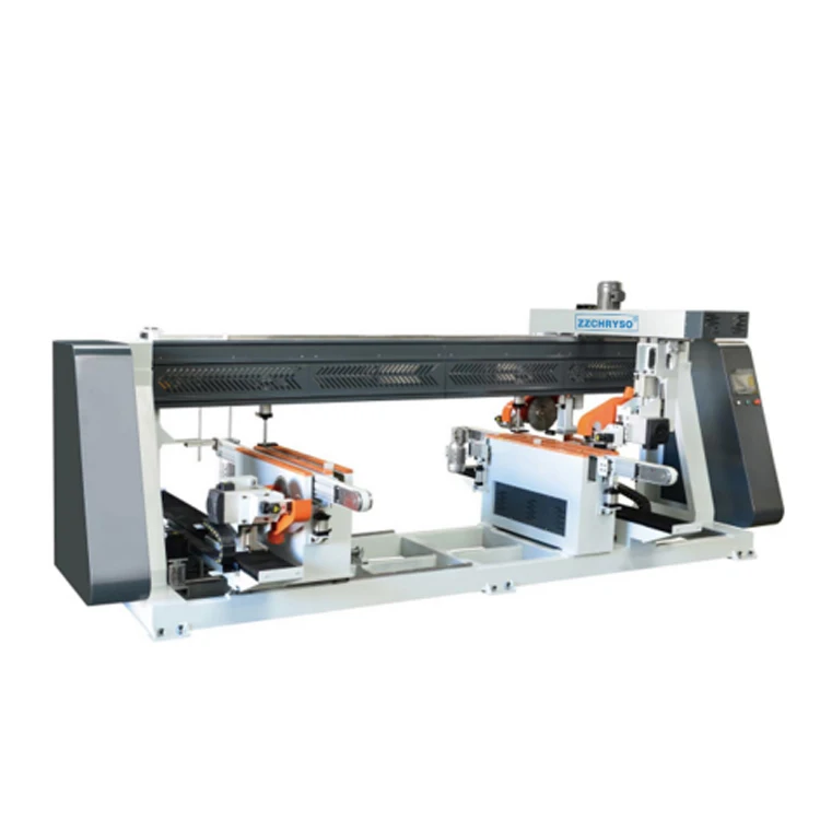 Electrical Wood Double End Trim Saw Machine For Wood Pallet Making Automatic Single Head Trimmer Saws Trimming Sawing Machines