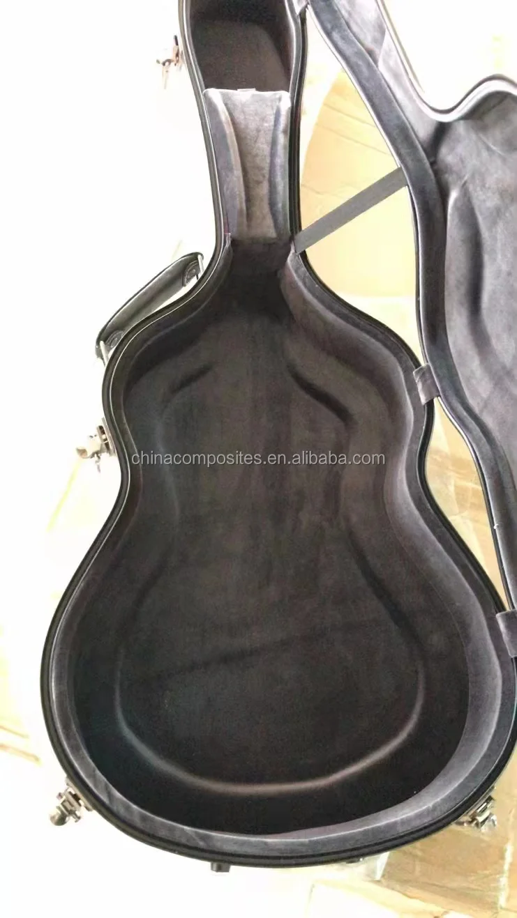 Custom Logo Guitar Case Hard Shell Fiberglass Guitar Case Factory Direct Sell