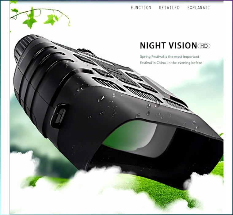 Digital Complete Darkness Infrared Binoculars For Adults - Hunting Night Vision Goggles